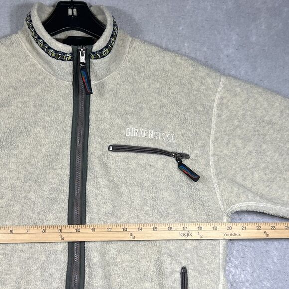 Vintage Birkenstock Employee Jacket Uniform Worker Fleece Polartec Women’s Large - Picture 7 of 14